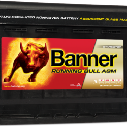 Banner Running Bull AGM 12V 60AH 640A Jobb+ Akkumulátor