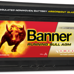 Banner Running Bull AGM 12V 80AH 800A Jobb+ Akkumulátor