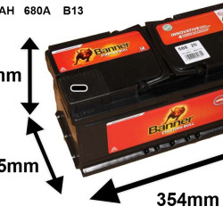 Banner Starting Bull 12V 88AH 660A Jobb+ Akkumulátor