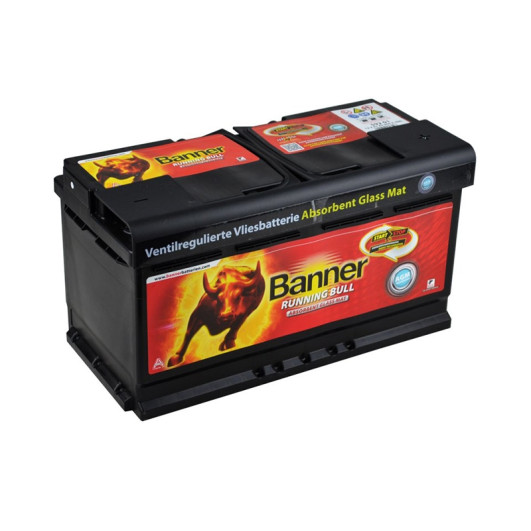 Banner Running Bull AGM 12V 92Ah 850A Jobb +