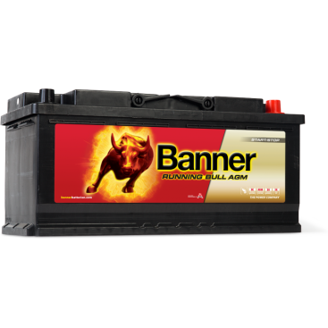 Banner Running Bull AGM 12V 105AH 950A Jobb+ Akkumulátor