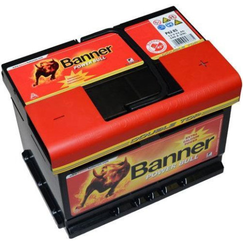 Banner Power Bull 12V 62Ah 550A Jobb +