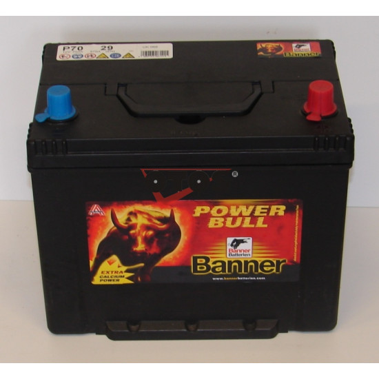 Banner Power Bull 12V 70Ah 600A Jobb+ Asia Vastag