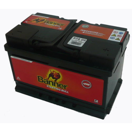 Banner Starting Bull 12V 72AH 640A Jobb+