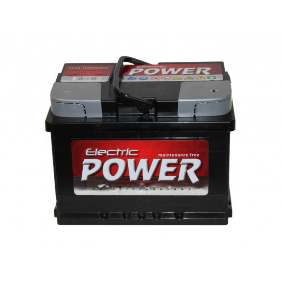 ELECTRIC POWER 12V 60Ah 500A Jobb+