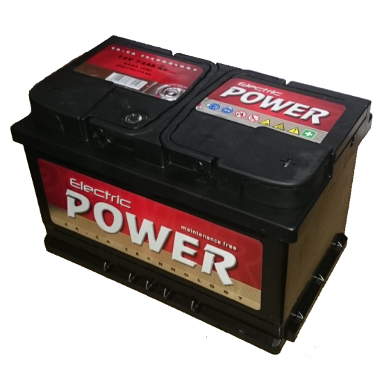 ELECTRIC POWER 12V 72Ah Jobb+ SMF (zárt varázsszemes karbantartás mentes akkumulátor)