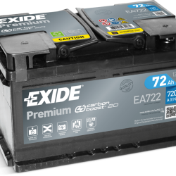 Exide Premium EA722 72Ah jobb 