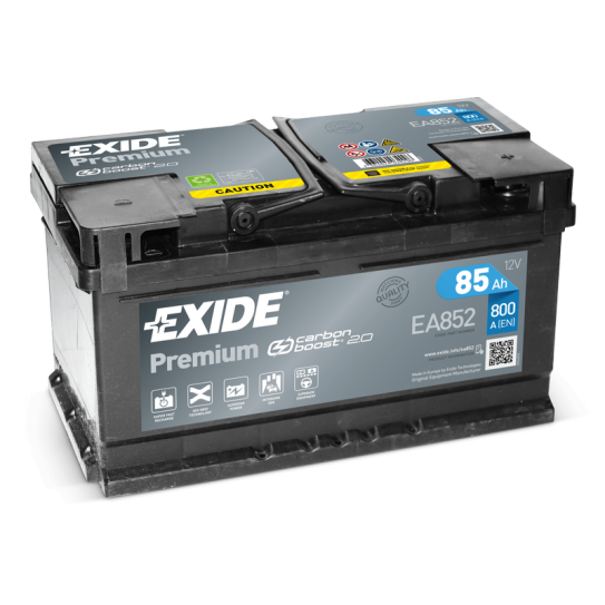 EXIDE PREMIUM 12V 85Ah 800A JOBB+ AKKUMULÁTOR EA852