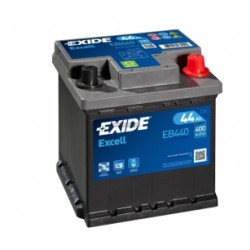  Exide Excell 44Ah 400A jobb+ EB440 