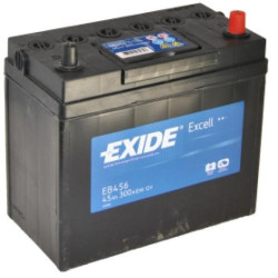 Exide Excell 12V 45Ah 330A Jobb+ vékony sarus