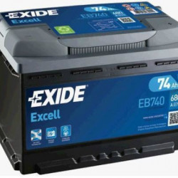  Exide Excell EB740 74Ah Jobb 
