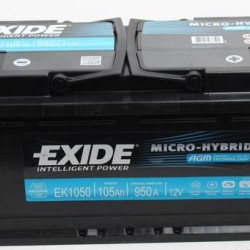 EXIDE AKKUMULÁTOR 12V 105AH 950A AGM