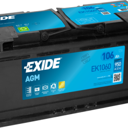 EXIDE AGM 12V 106AH START-STOP  AKKUMULÁTOR JOBB+ EK1060