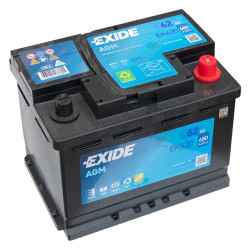 Exide Start-Stop AGM 12V 62Ah 680A JOBB+
