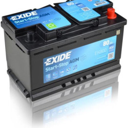 EXIDE AGM 12V 80AH START-STOP AKKUMULÁTOR JOBB+ EK800