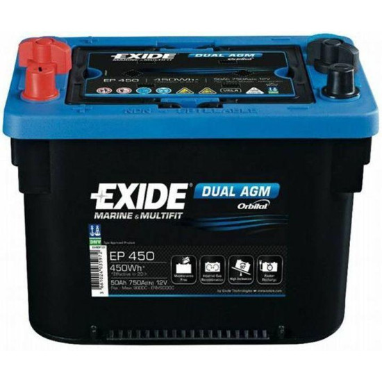 EXIDE MAXXIMA AKKUMULÁTOR 12V 50Ah 750A BAL+