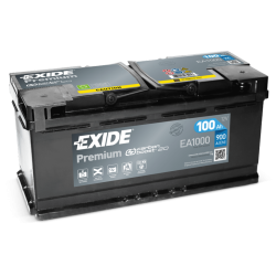  Exide Premium EA1000 100Ah 900A jobb+ 
