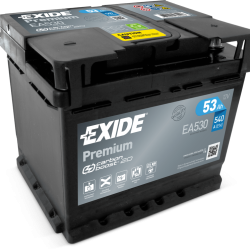 Exide Premium 53Ah 540A Jobb+ (EA530) 