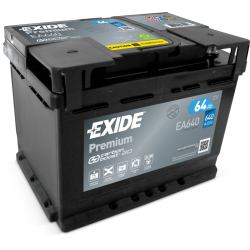  Exide Premium EA640 64Ah jobb 