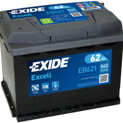  Exide Excell EB621 62Ah bal+