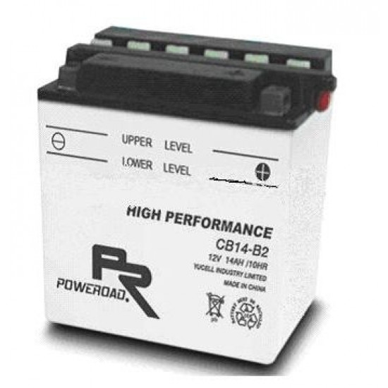 JP MOTO Y-CB14-B2 AKKUMULÁTOR 12V 14Ah JP MOTO Y-CB14-B2 AKKUMULÁTOR 12V 14Ah