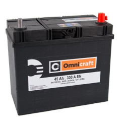 OMNICRAFT AKKUMULÁTOR 12V 45AH 330A JOBB+ JAPÁN VÉKONY