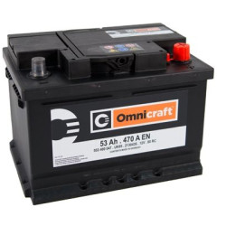 OMNICRAFT AKKUMULÁTOR 12V 53AH 470A JOBB+