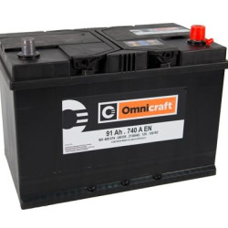 OMNICRAFT AKKUMULÁTOR 12V 91AH 740A JOBB+ ÁZSIAI KIVITEL