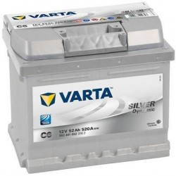 VARTA C6 Silver Dynamic 52Ah EN 520A Jobb+ (552 401 052) 