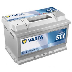Varta Dynamic SLI E43 akkumulátor, 12V 72Ah 680A J+ EU, alacsony