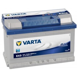 VARTA E43 Blue Dynamic 72Ah EN 680A Jobb+ (572 409 068) 