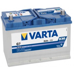 VARTA G7 Blue Dynamic 95Ah EN 830A Jobb+ Ázsia (595 404 083) 