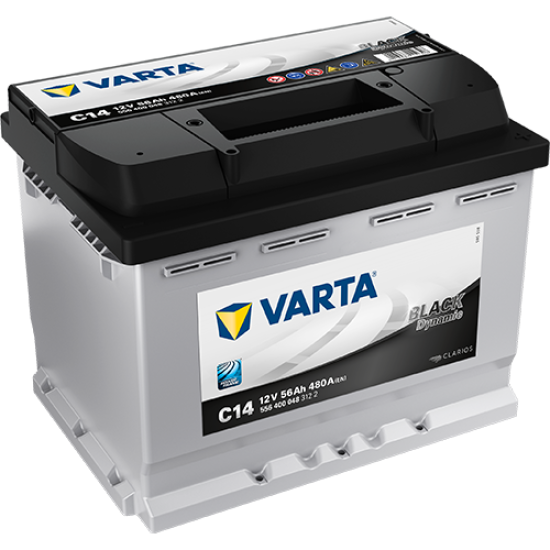  VARTA C14 Black Dynamic 56Ah 480A Jobb+ (556 400 048)