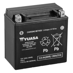 YUASA 12,6AH 200 A JOBB P. 150*87*145             