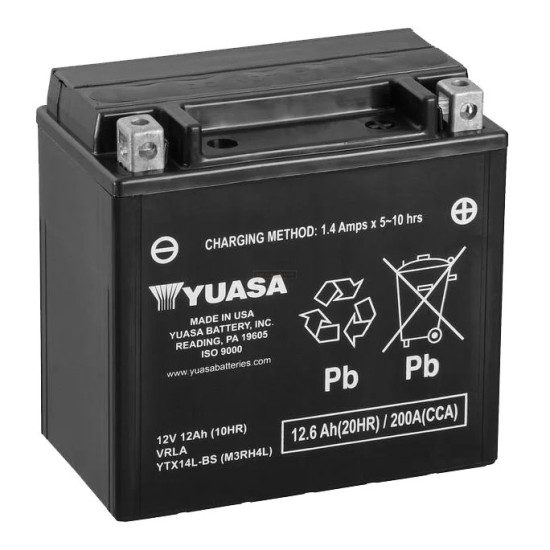 YUASA 12,6AH 200 A JOBB P. 150*87*145             